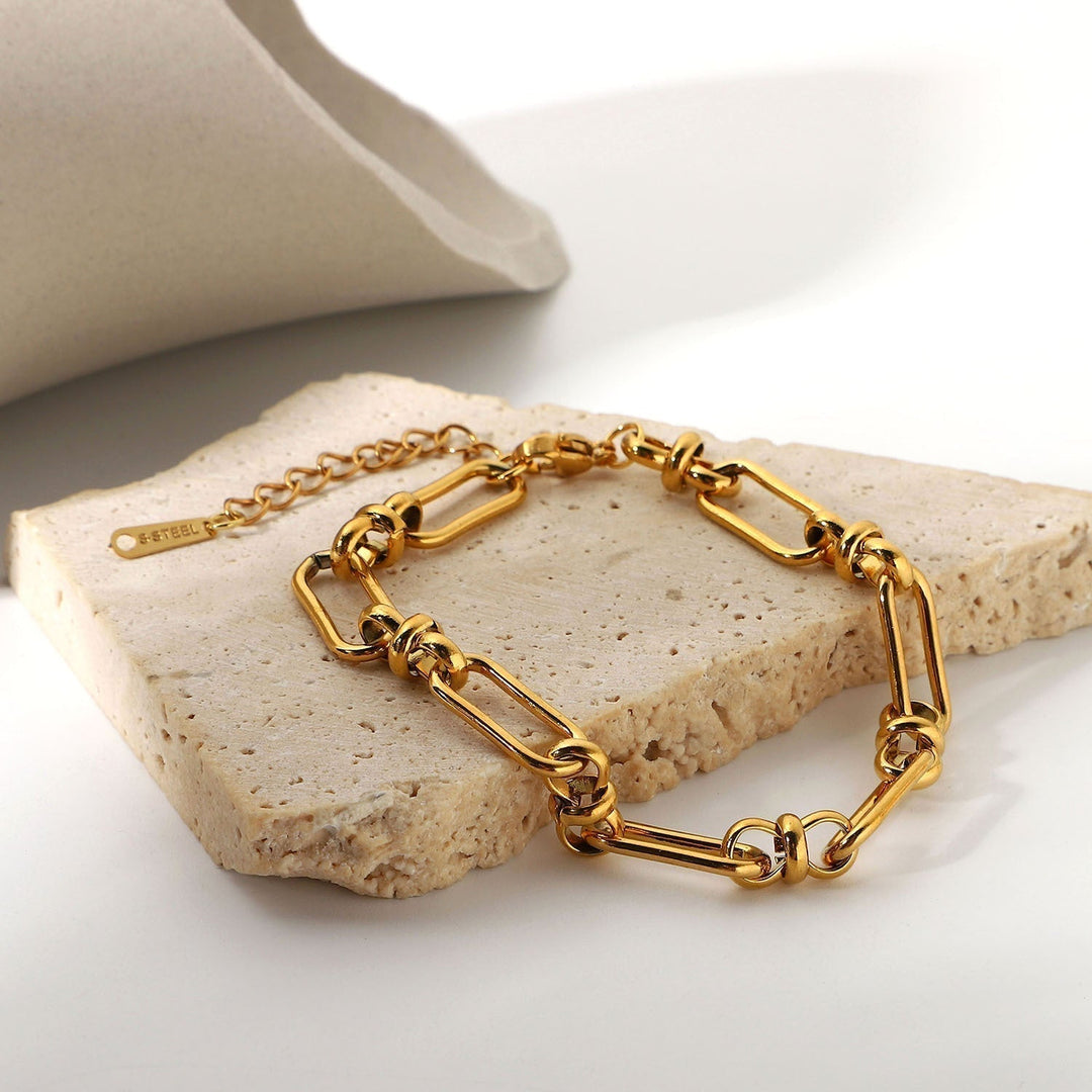 Gold Link Bracelet Méabh