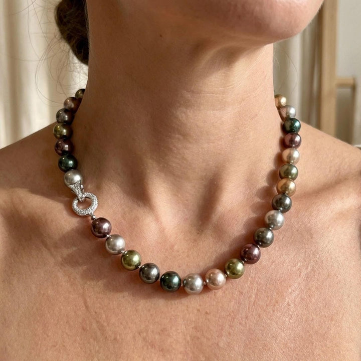 Multicolour Pearl Necklace Fionnuala