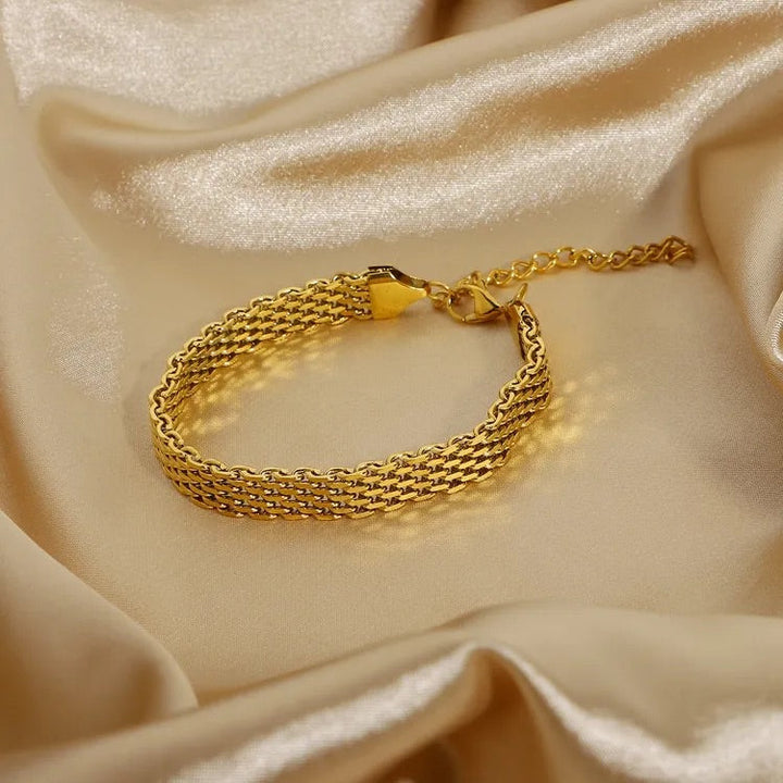 Gold Mesh Bracelet Niamh