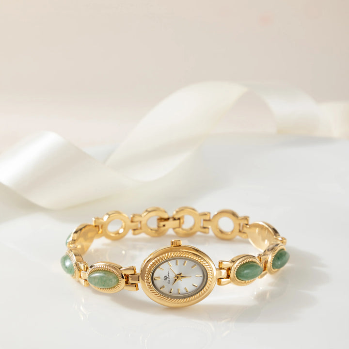 Silver Watch Dervla with Turquoise Stones