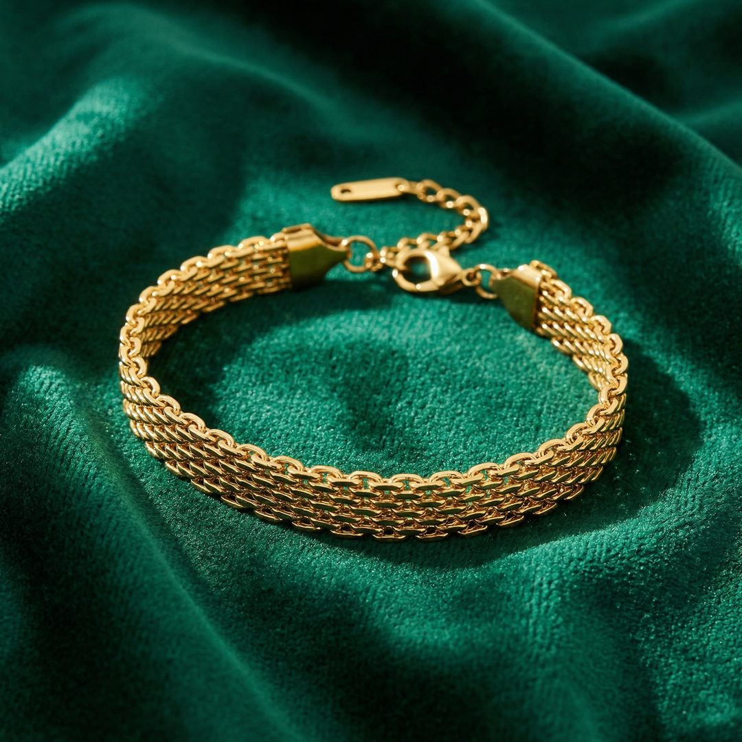 Gold Mesh Bracelet Niamh