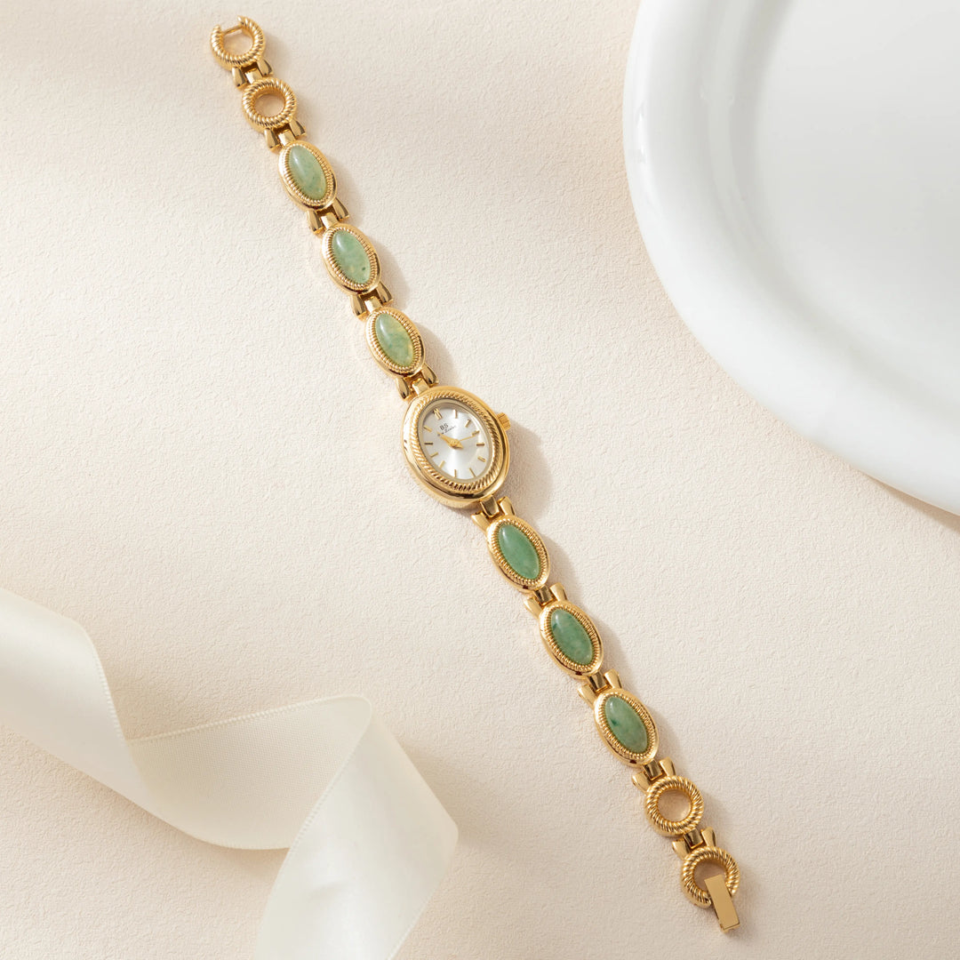 Silver Watch Dervla with Turquoise Stones