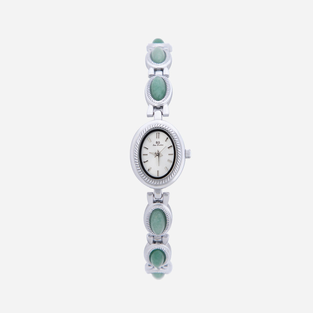 Silver Watch Dervla with Turquoise Stones