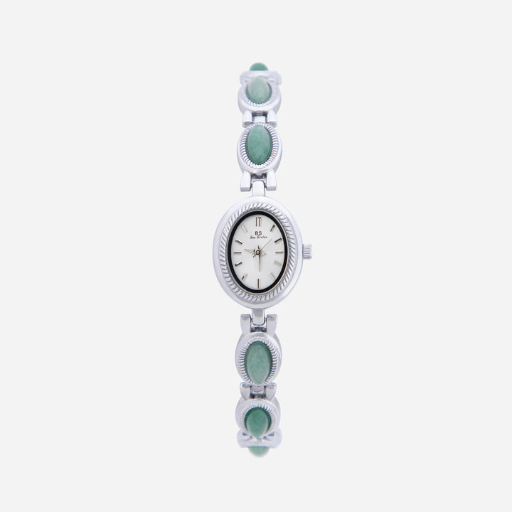 Silver Watch Dervla with Turquoise Stones