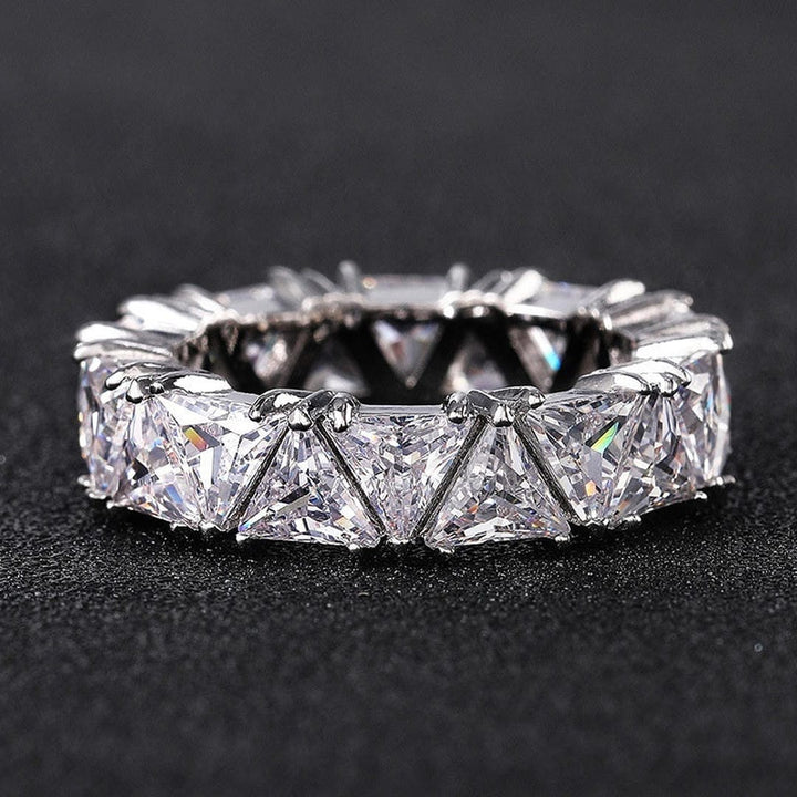 Stainless Steel Ring Sinéad with Crystals