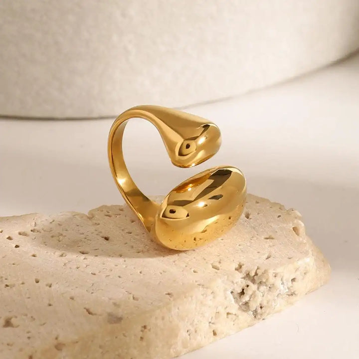 Gold Open Ring Béibhinn