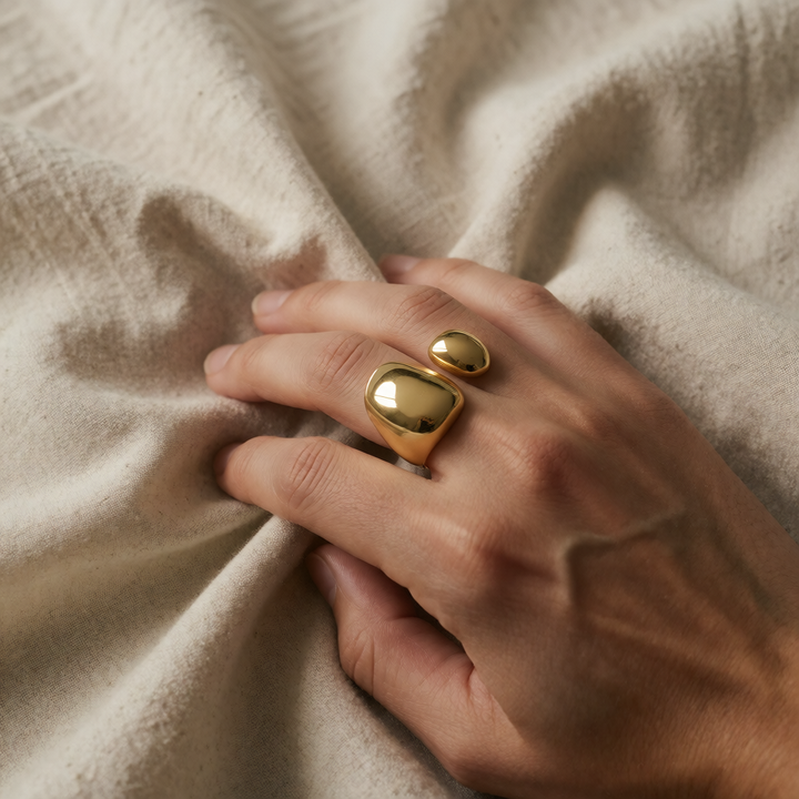 Gold Open Ring Béibhinn