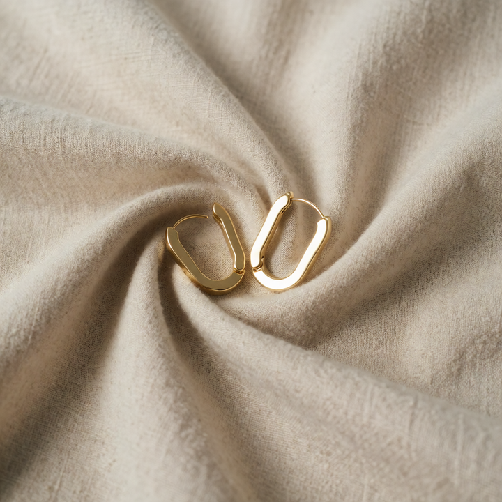 Gold Hoop Earrings Méabh