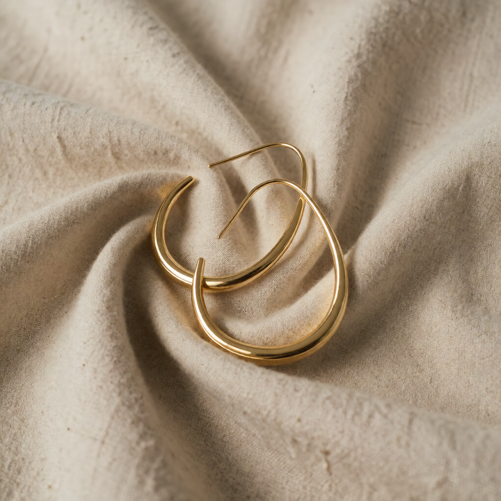 Gold Hoop Earrings Aisling
