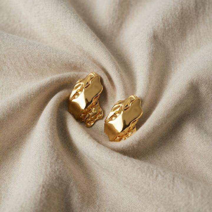 Gold Stud Earrings Maeve