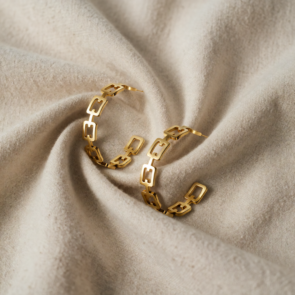 Gold Hoop Earrings Ciara