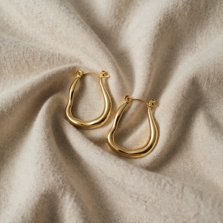 Gold Hoop Earrings Fionnuala