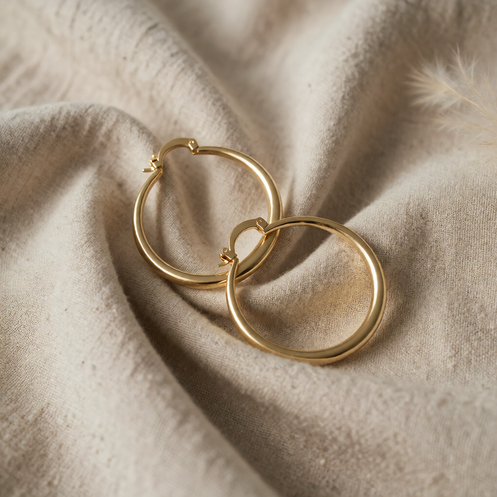 Gold Hoop Earrings Kenmare