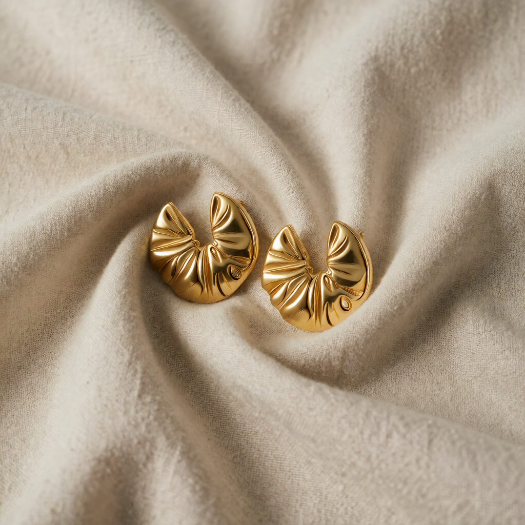 Gold Hoop Earrings Muirne