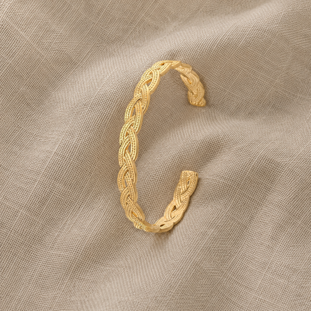 Gold Cuff Bracelet Aoibhinn