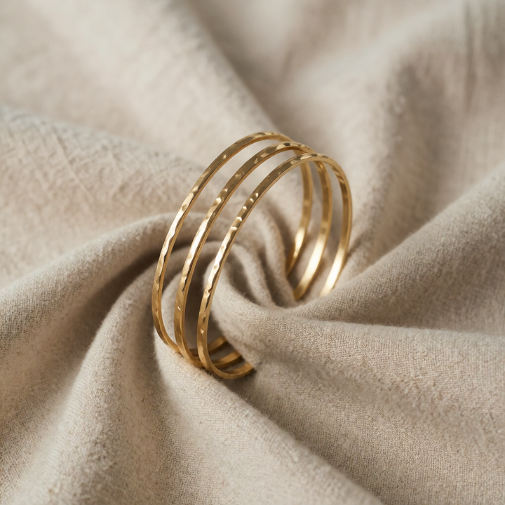 Gold Cuff Bracelet Eithne