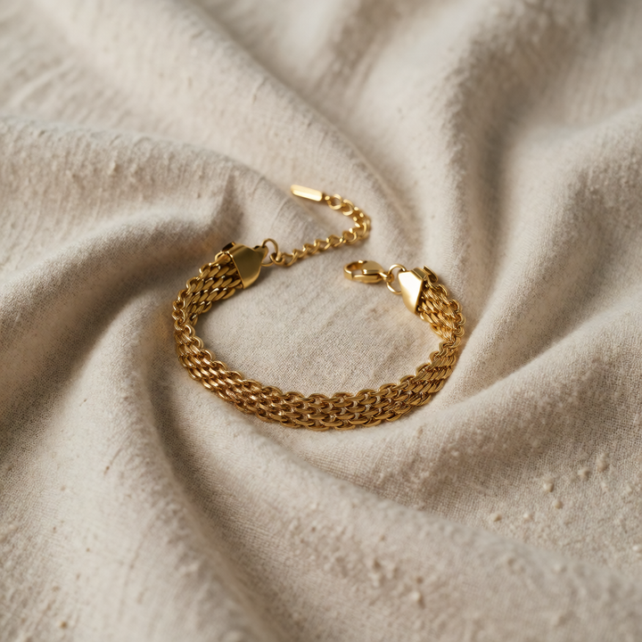 Gold Mesh Bracelet Niamh
