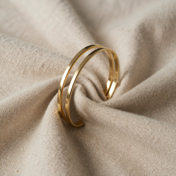 Gold Cuff Bracelet Sorcha