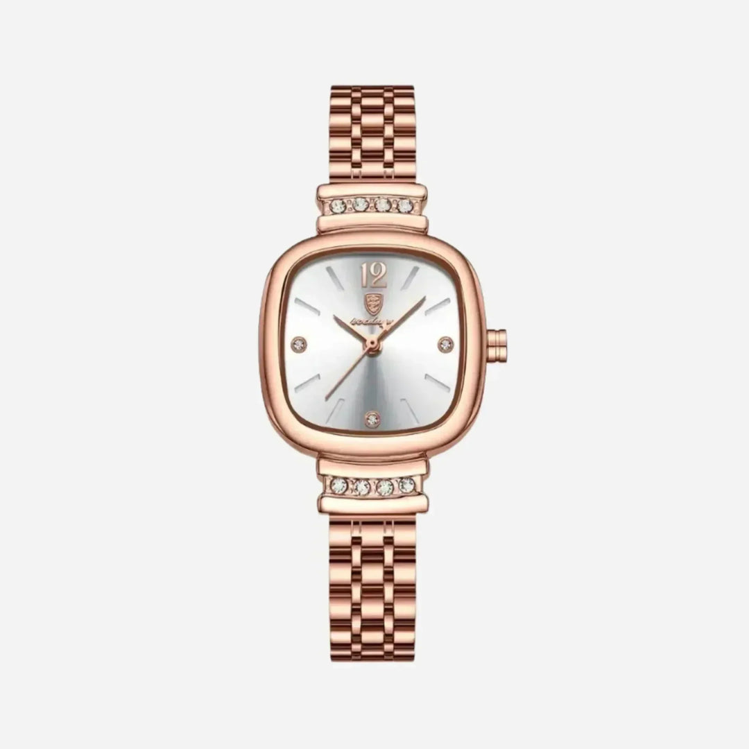 Rose Gold Watch Treasa with Crystal Accents