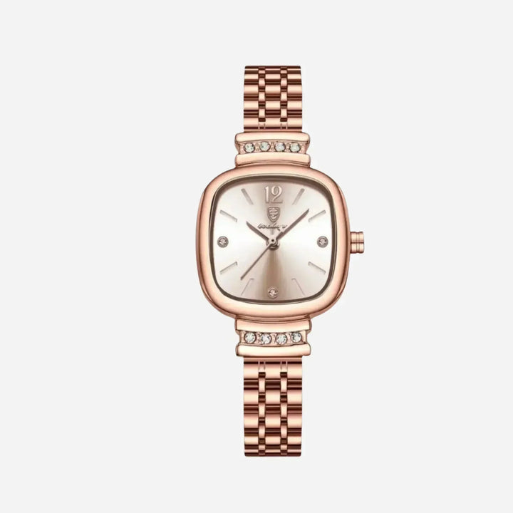 Rose Gold Watch Treasa with Crystal Accents