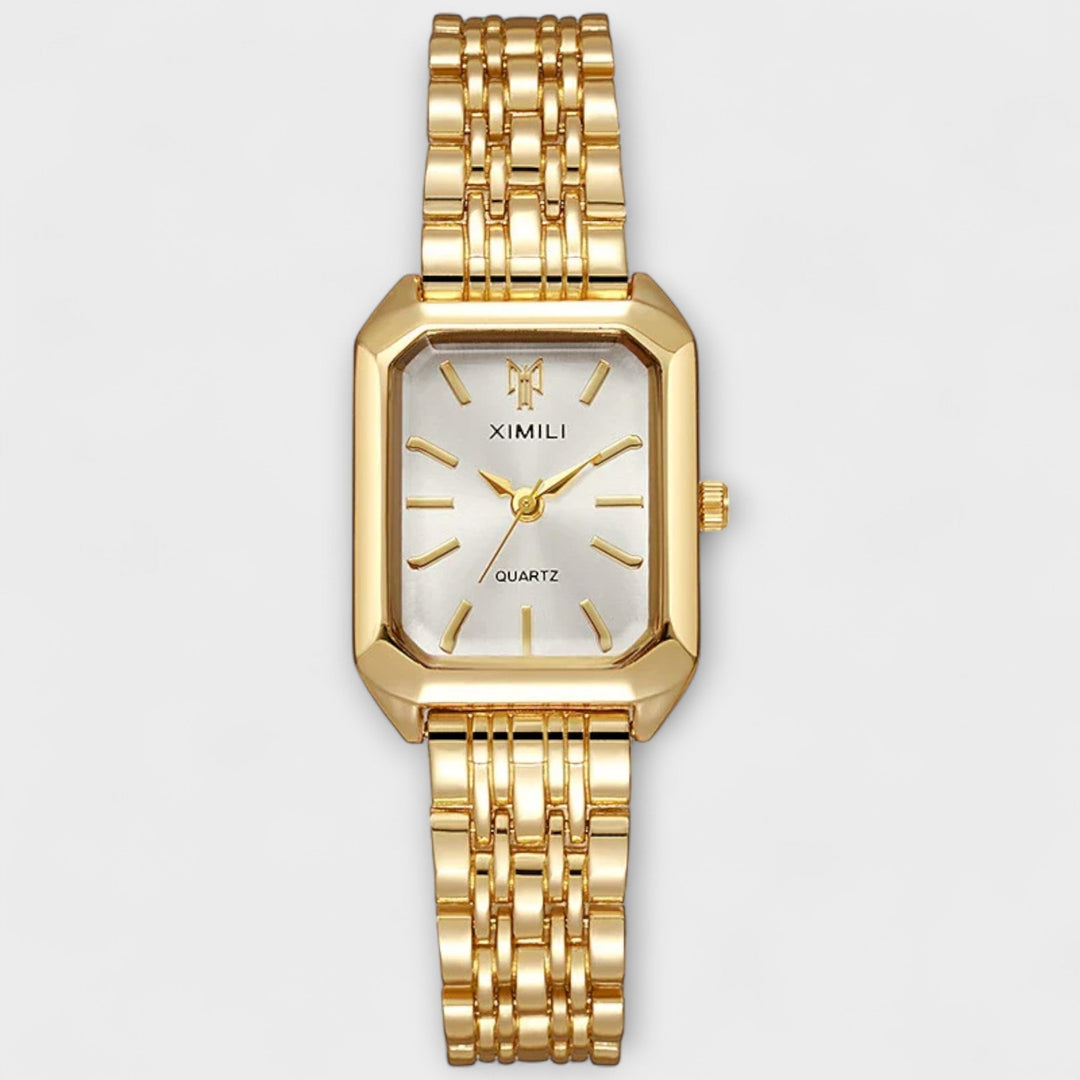 Gold Watch Sorcha with Rectangular Case