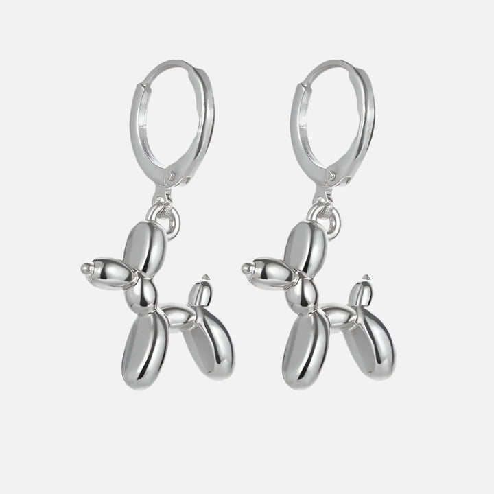 Gold Balloon Dog Earrings Saoirse