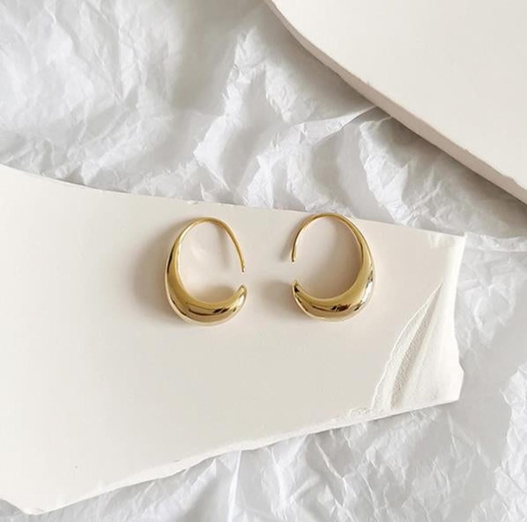 Gold Hoop Earrings Sorcha