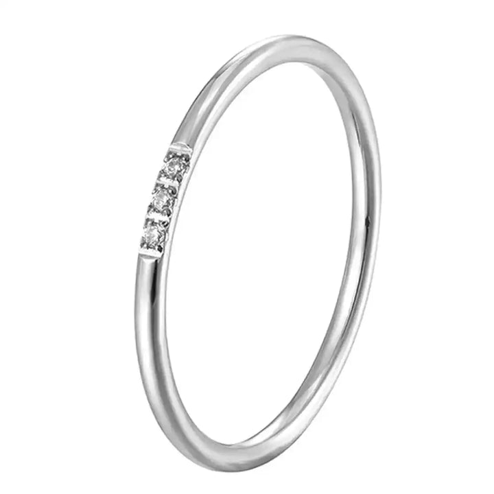 Silver Open Ring Áine with Multicoloured Crystals