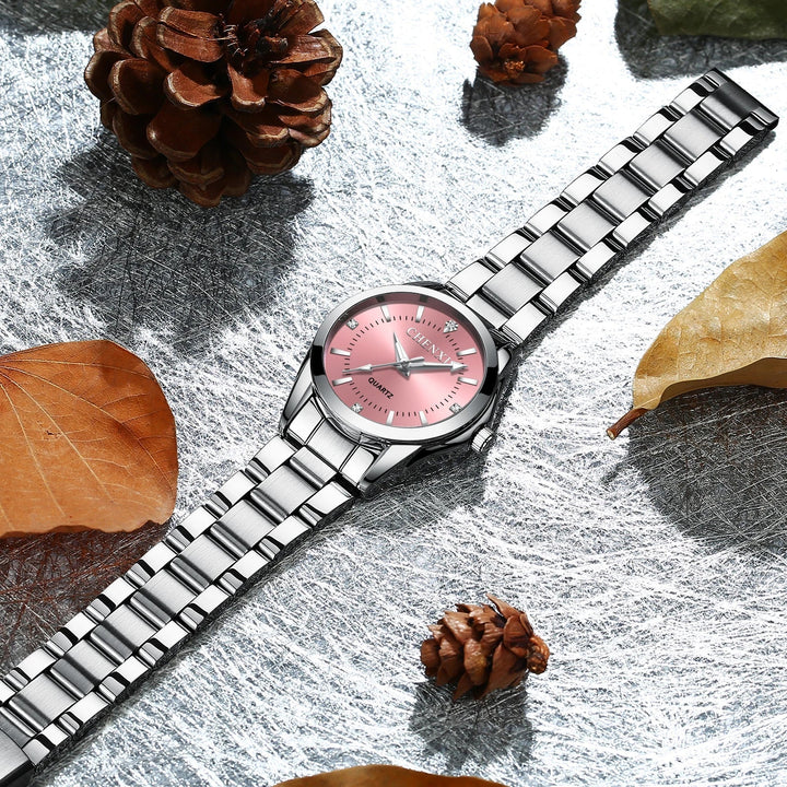 Stainless Steel Watch Saoirse with Blue Dial
