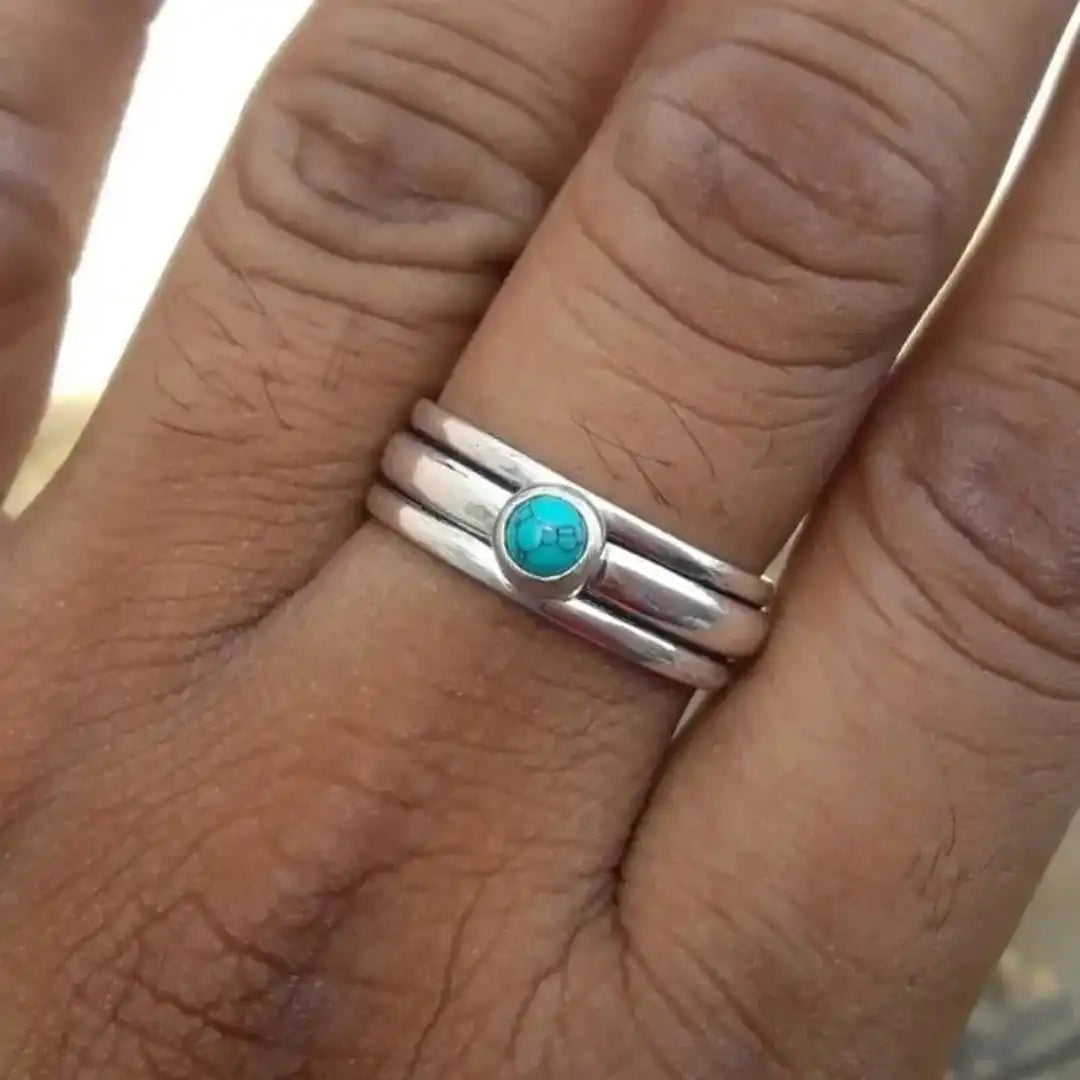 Gold Ring Dervla with Turquoise
