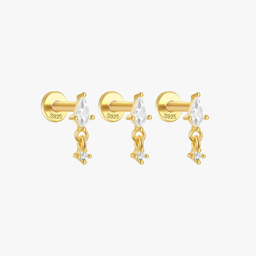Gold Ring Eabha with Kite Crystal