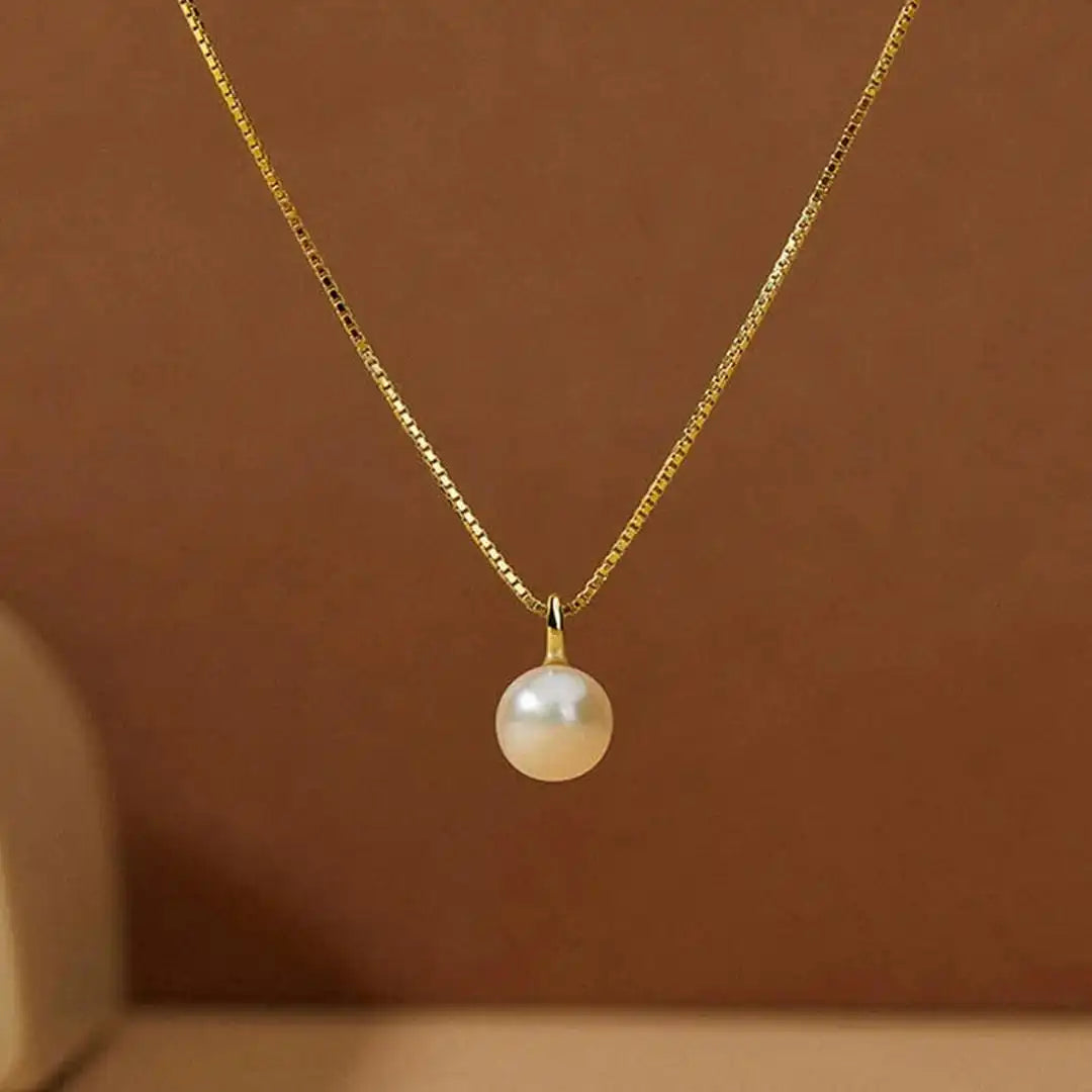 Gold Necklace Róisín with Pearl