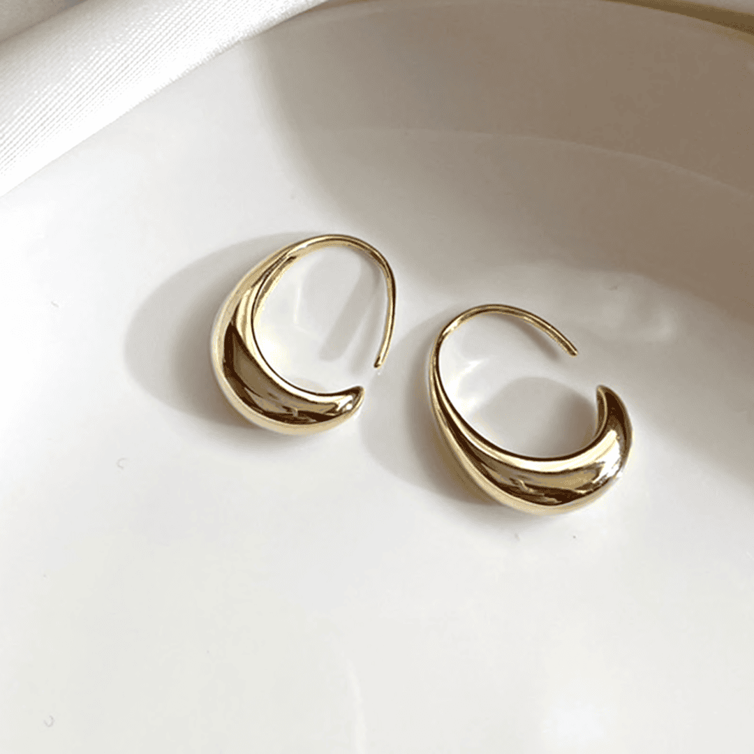 Gold Hoop Earrings Sorcha