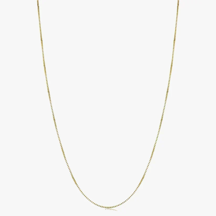 Silver Chain Necklace Gráinne with Box Chain