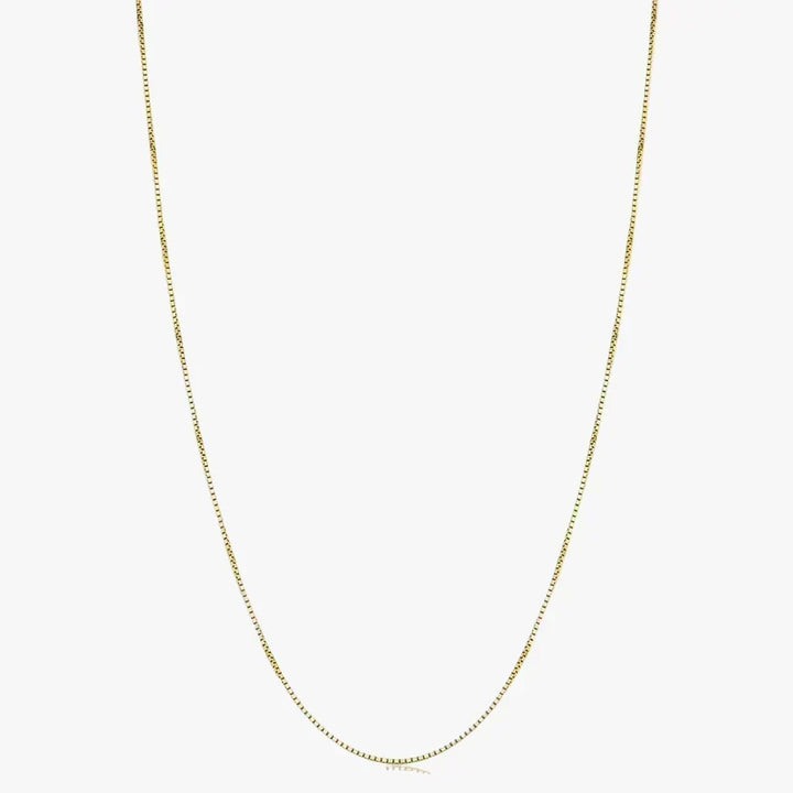 Silver Chain Necklace Gráinne with Box Chain