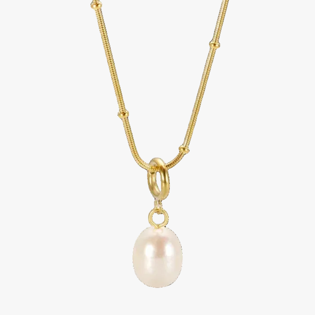 Gold Necklace Sadhbh with Pearl