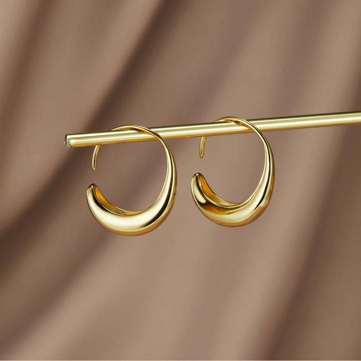 Gold-Plated Hoop Earrings Caoimhe