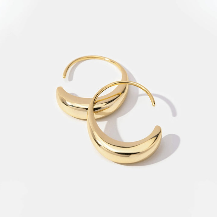 Gold-Plated Hoop Earrings Caoimhe
