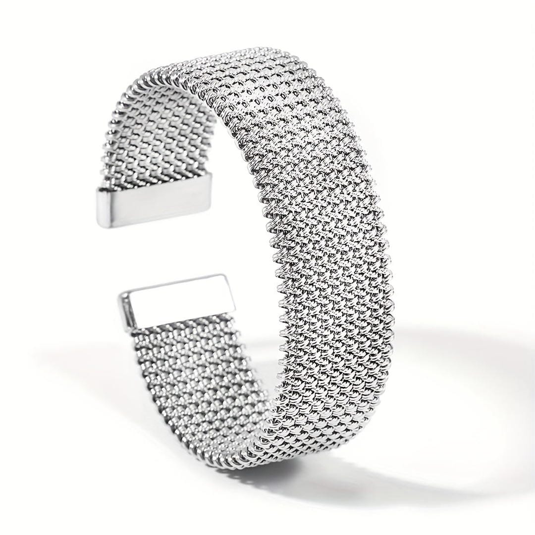 Gold Mesh Cuff Bracelet Aislinn