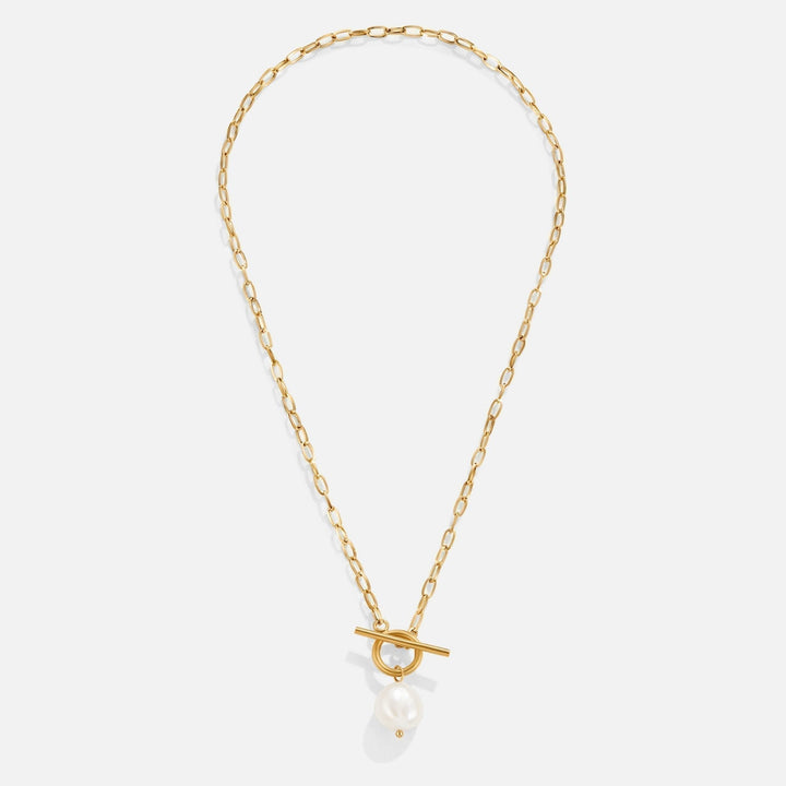 Gold Necklace Caoimhe with Pearl