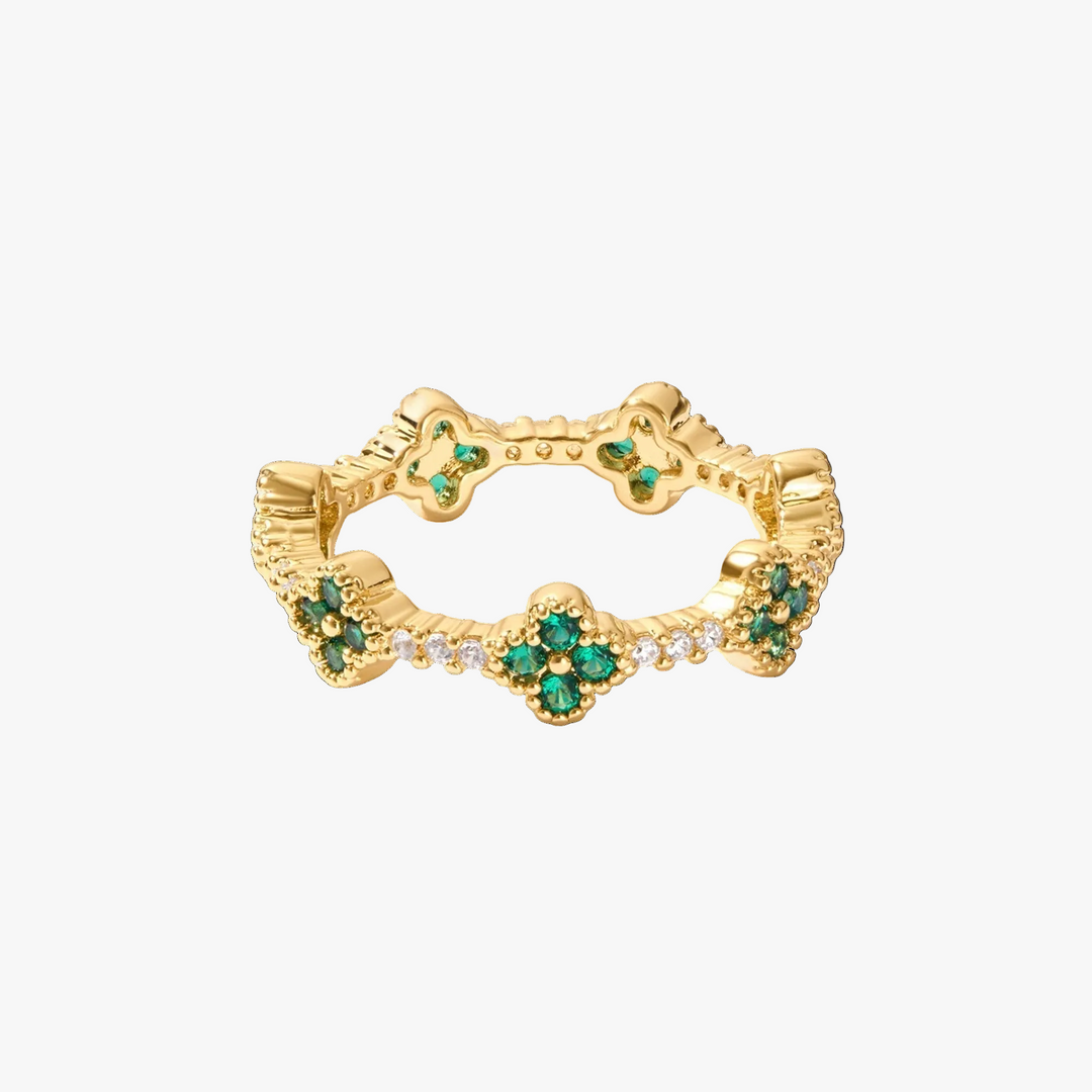 Gold Ring Aoibhinn with Zirconia