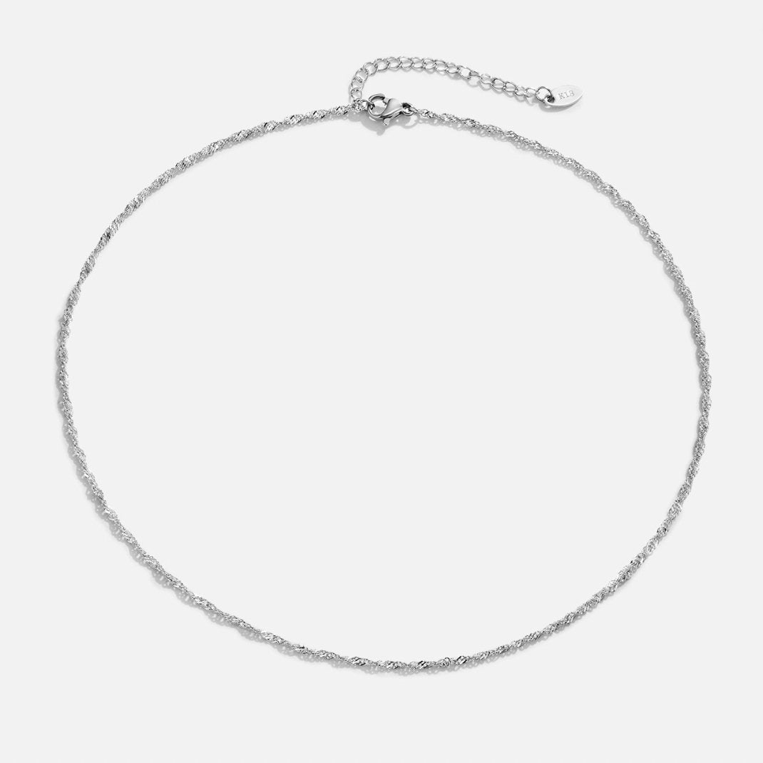 Silver Chain Necklace Nóra