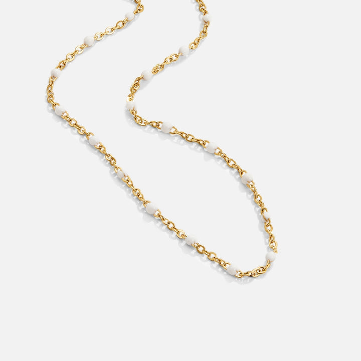 Gold Chain Necklace Laoise with Pearls