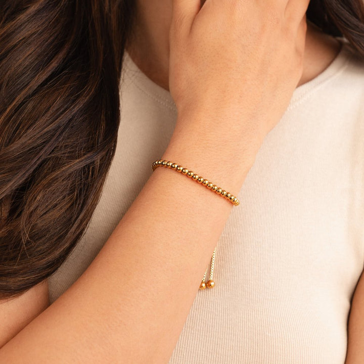 Gold Beaded Bracelet Caoimhe