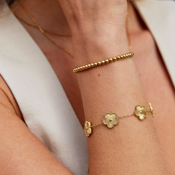 Gold Beaded Bracelet Caoimhe