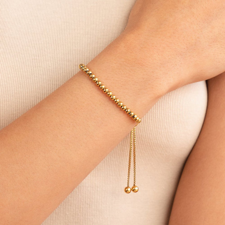 Gold Beaded Bracelet Caoimhe
