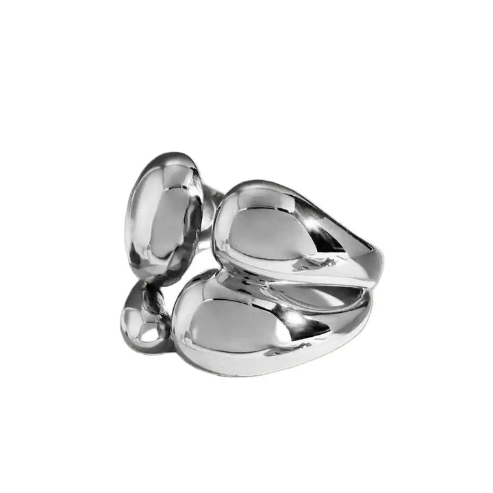 Gold &amp; Silver Open Ring Nuala