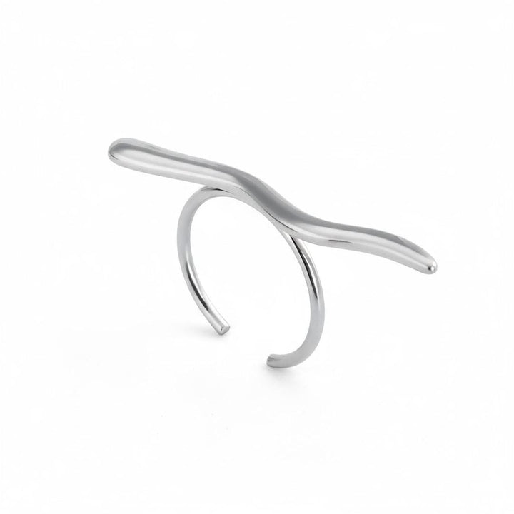 Gold &amp; Silver Ring Cara with Branch Motif