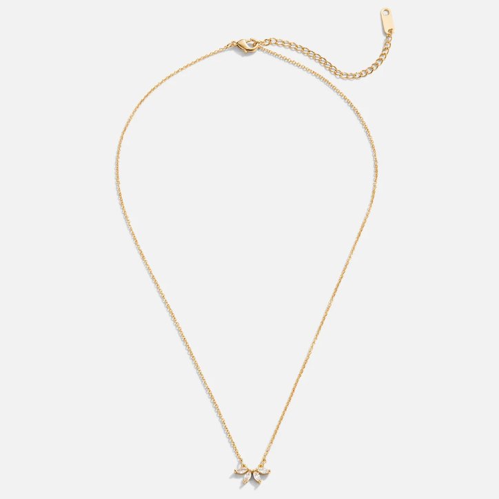 Gold Necklace Éabha with Zirconia